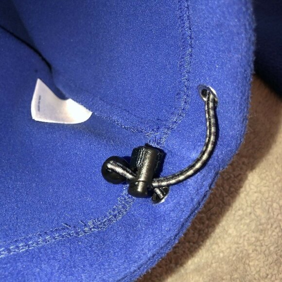 LANDS' END Mens Blue Fleece Full Zipper Jacket Sz Medium - Picture 7 of 10